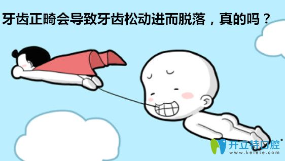 牙齒正畸會導致牙齒松動容易掉落，是真的嗎？