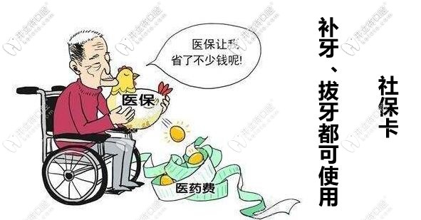 目前：補(bǔ)牙、拔牙是可以刷醫(yī)保卡的